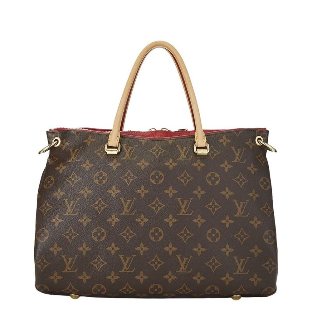 Louis Vuitton Red Monogram Coated Canvas Pallas (Authentic Pre-Loved)